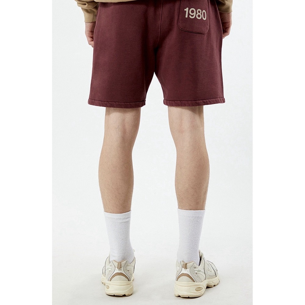 Pacsun Pacific Sunwear Patterns Sweat Shorts Burgundy‎ Men's Size M - Picture 2 of 8